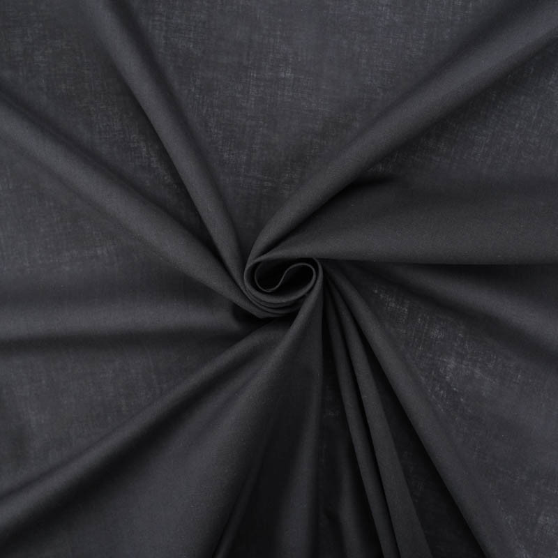 Batiste De Coton Lucie - Noire - Maison Klem